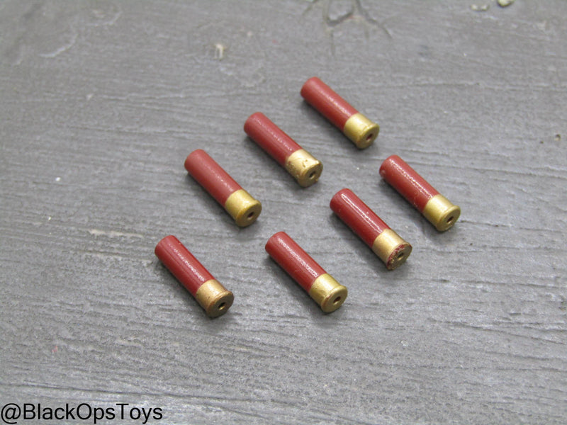 Load image into Gallery viewer, Red Shotgun Shell Set (x7)
