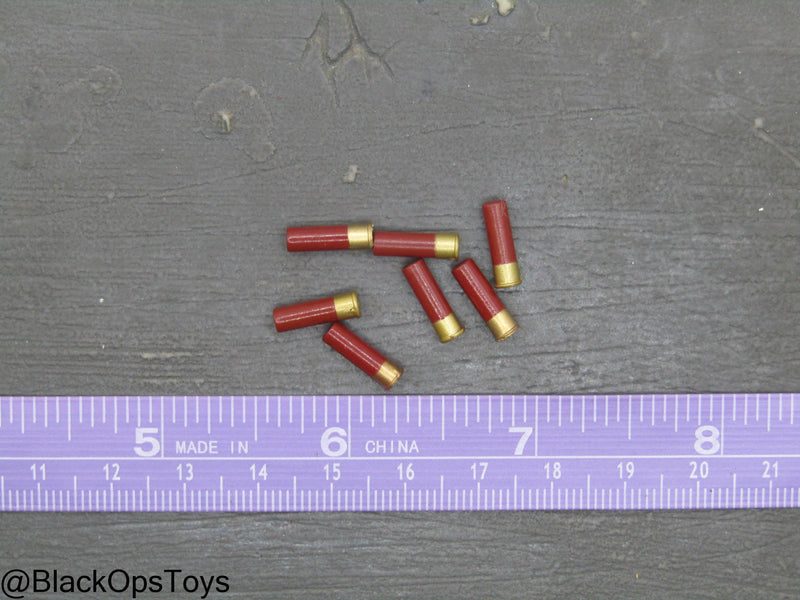 Load image into Gallery viewer, Red Shotgun Shell Set (x7)
