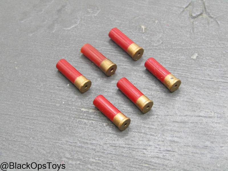Load image into Gallery viewer, Red Shotgun Shell Set (x6)
