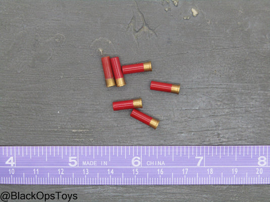 Red Shotgun Shell Set (x6)