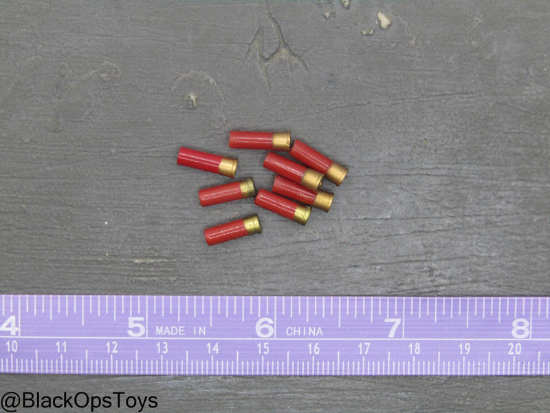 Load image into Gallery viewer, Red Shotgun Shell Set (x8)
