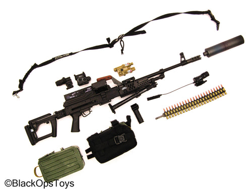 Russian Spetsnaz MVD SOBR - PKM Light Machine Gun w/Attachment Set