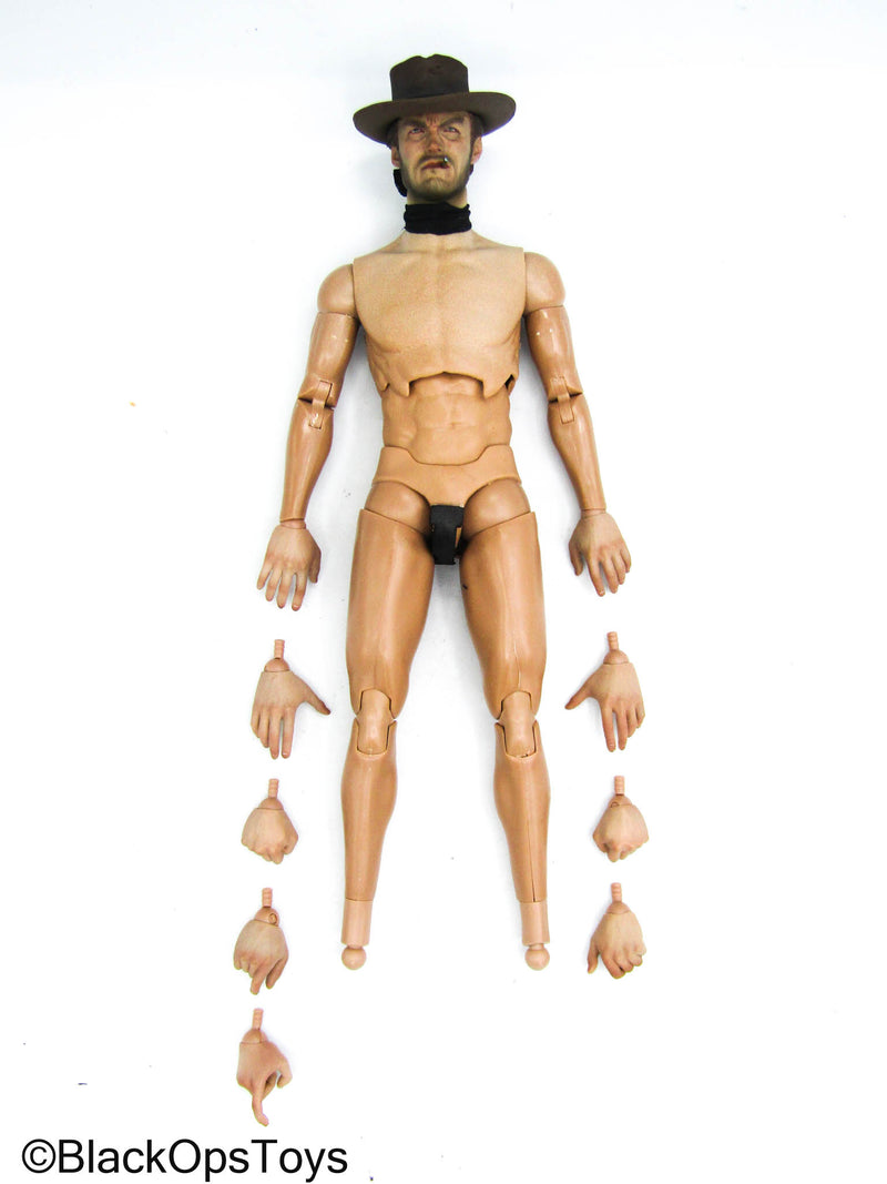 Load image into Gallery viewer, The Good the Bad &amp; The Ugly - Male Body w/Head Sculpt, Hat &amp; Cigar
