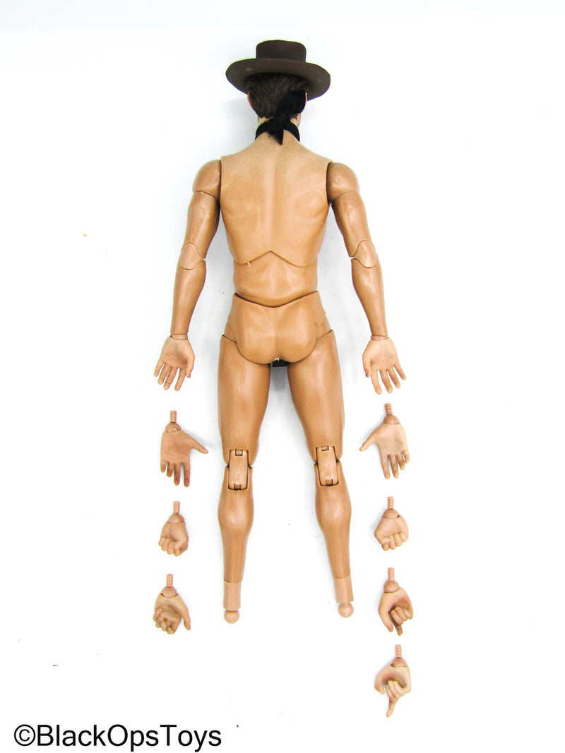 Load image into Gallery viewer, The Good the Bad &amp; The Ugly - Male Body w/Head Sculpt, Hat &amp; Cigar
