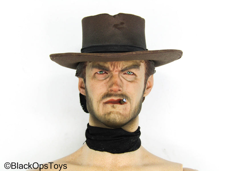 Load image into Gallery viewer, The Good the Bad &amp; The Ugly - Male Body w/Head Sculpt, Hat &amp; Cigar
