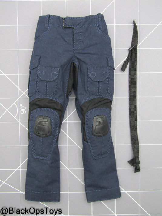 LAPD S.W.A.T. - Navy Blue Combat Pants w/Belt