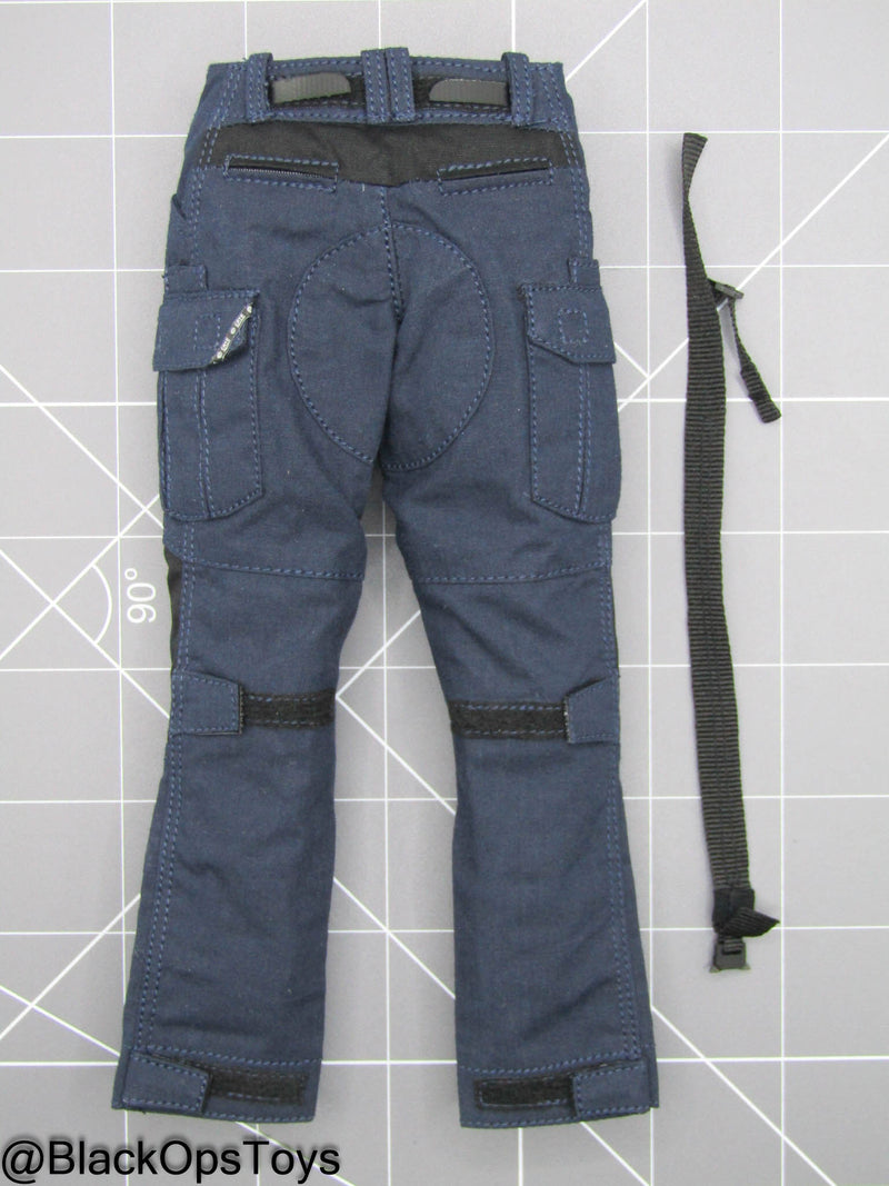 Load image into Gallery viewer, LAPD S.W.A.T. - Navy Blue Combat Pants w/Belt
