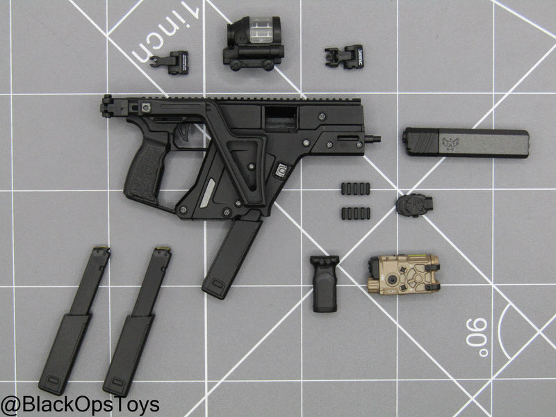 Load image into Gallery viewer, Compact Weapon Series 2 - Black Vector SMG Set (E)
