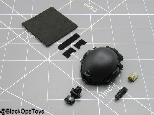 LAPD S.W.A.T. - Black Helmet w/NVG Set