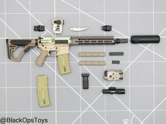 PMC - Tan & Dark Brown 5.56 Rifle w/Attachment Set