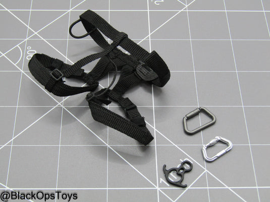 LAPD S.W.A.T. - Black Rappelling Harness w/Carabiners