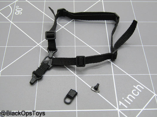 LAPD S.W.A.T. - Black Single Point Sling w/Mounts