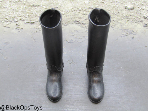 Star Wars ROTJ - Han Solo - Black Leather Like Boots (Peg Type)
