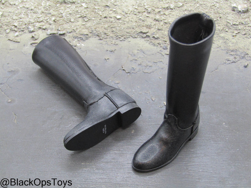 Load image into Gallery viewer, Star Wars ROTJ - Han Solo - Black Leather Like Boots (Peg Type)
