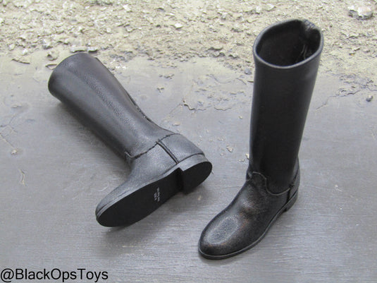 Star Wars ROTJ - Han Solo - Black Leather Like Boots (Peg Type)