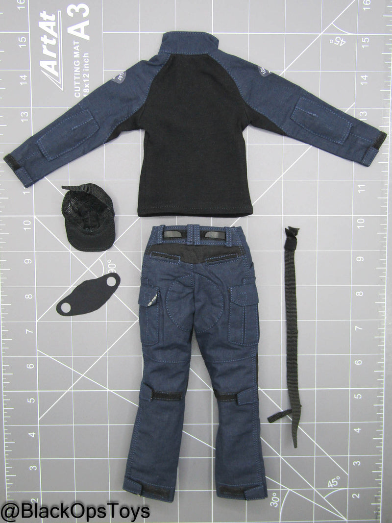 Load image into Gallery viewer, LAPD S.W.A.T. - Navy Blue Uniform Set w/Hat &amp; Facemask
