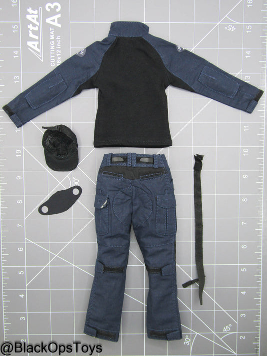 LAPD S.W.A.T. - Navy Blue Uniform Set w/Hat & Facemask