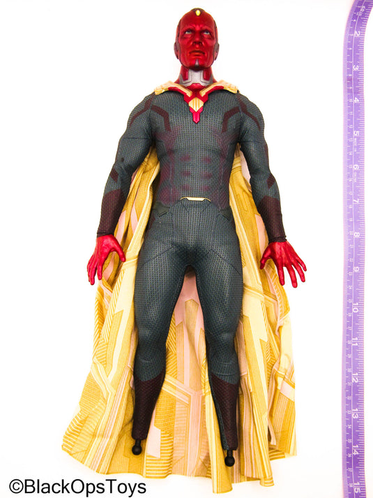 Avengers Age Of Ultron - Vison - Custom Painted Body w/Cape