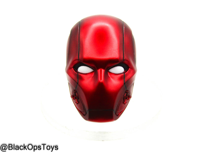 Load image into Gallery viewer, Red Knight - Red Magnetic Helmeted Head Sculpt Set
