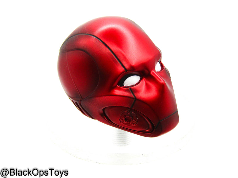 Load image into Gallery viewer, Red Knight - Red Magnetic Helmeted Head Sculpt Set
