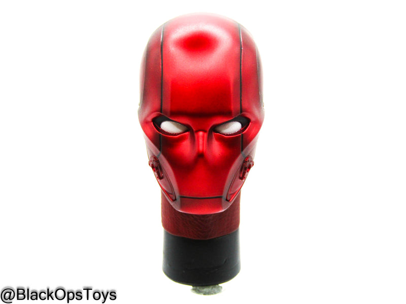 Load image into Gallery viewer, Red Knight - Red Magnetic Helmeted Head Sculpt Set
