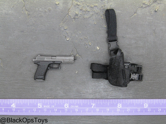HK USP Pistol w/Drop Leg Holster