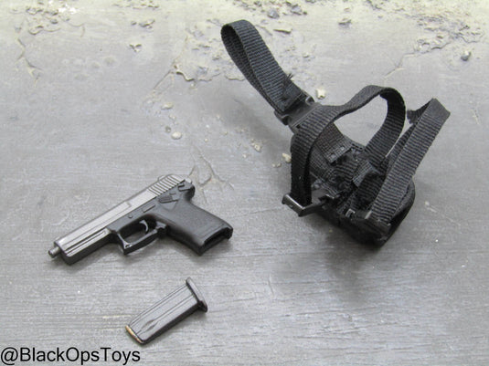 HK USP Pistol w/Drop Leg Holster