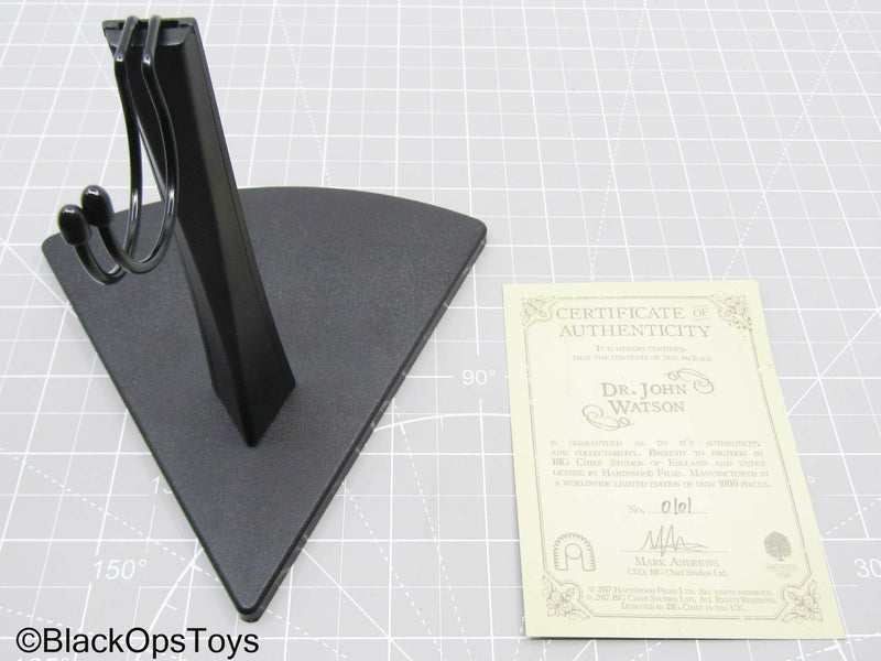 Load image into Gallery viewer, Sherlock Holmes - Dr.John Watson - Black Triangle Stand Base
