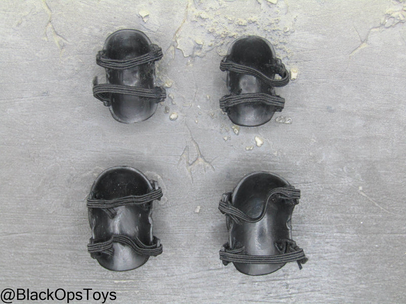Load image into Gallery viewer, Black Knee Pads &amp; Elbow Pads Set
