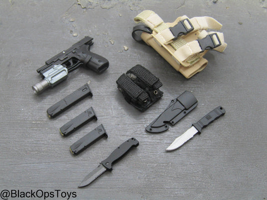 Chris Kyle Remastered DX - SIG P226N Pistol w/Drop Leg Holster & Knife
