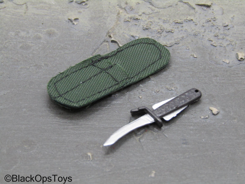 Load image into Gallery viewer, GSG9 Knife w/Green Sheath

