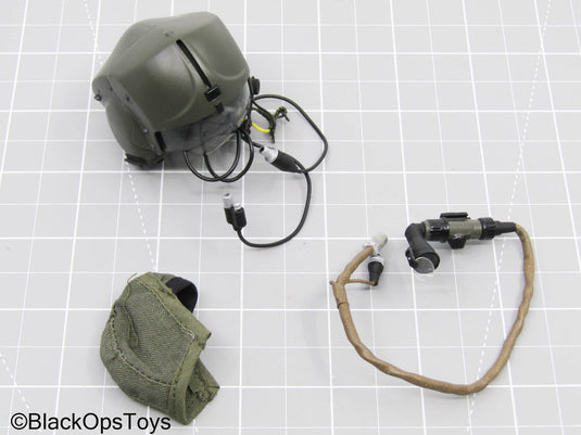 Elite Force US Army Apache OD Green Pilot Helmet (BBI)