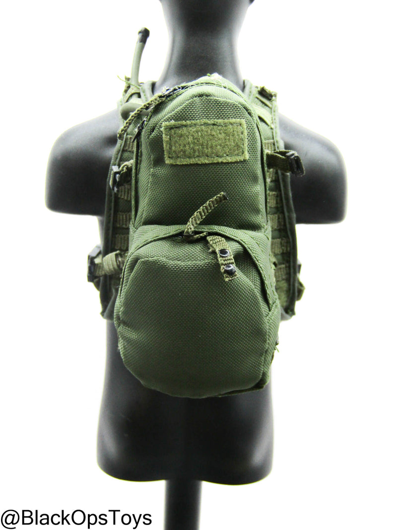Load image into Gallery viewer, OD Green MOLLE Plate Carrier w/Pouch Set &amp; Assault Pack
