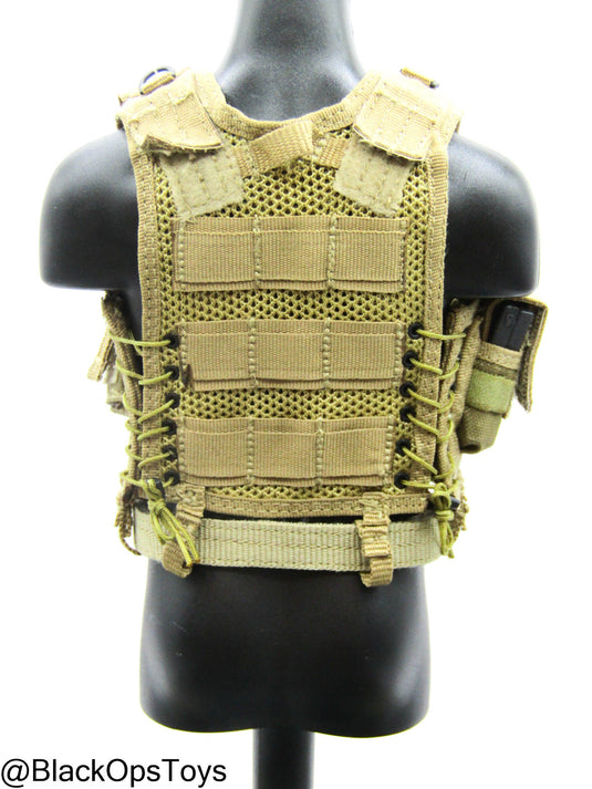 FDE Tan Survival Vest w/Pistol