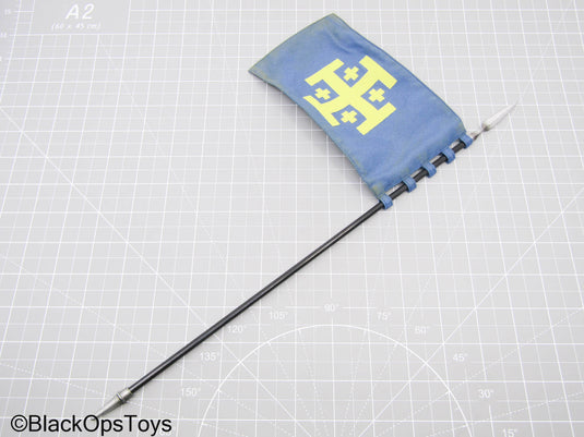 Diecast Knight Halberd Blue Flag (Coo Model)