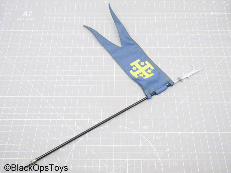 Load image into Gallery viewer, Diecast Knight Halberd Blue Flag Ver.2 (Coo Model)
