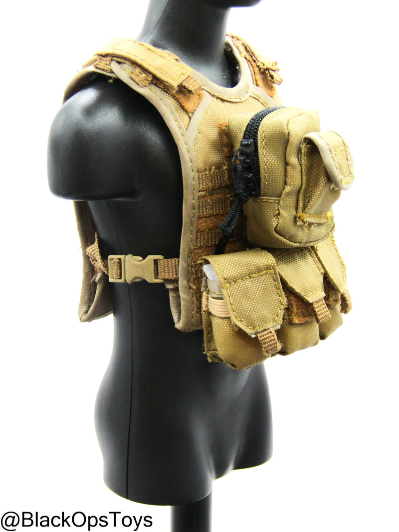 Load image into Gallery viewer, Coyote Tan MOLLE Plate Carrier w/Pouch Set
