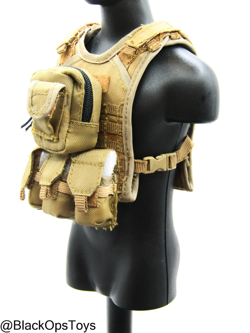 Load image into Gallery viewer, Coyote Tan MOLLE Plate Carrier w/Pouch Set
