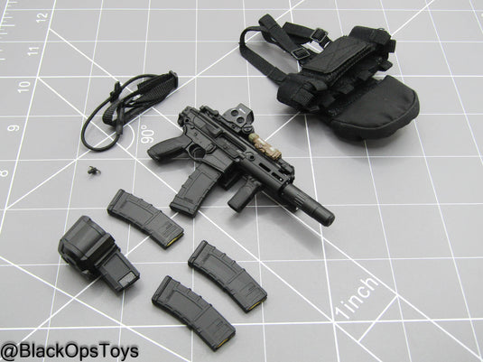 Black SIG MCX Rattler Rifle w/Chest Rig & Attachment Set