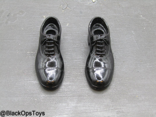 WWII - US Navy Commander - Black Dress Shoes (Peg Type)