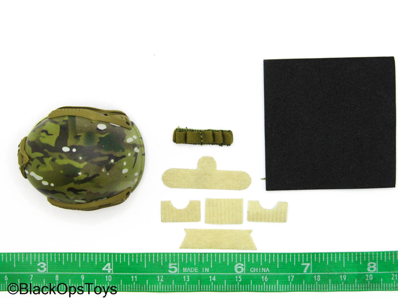 Load image into Gallery viewer, French Commandement - Multicam Camo Helmet
