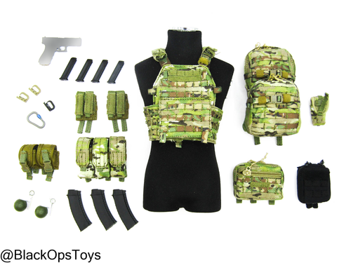 FSB Alpha Team Leader R - Multicam MOLLE Plate Carrier w/Pouch Set