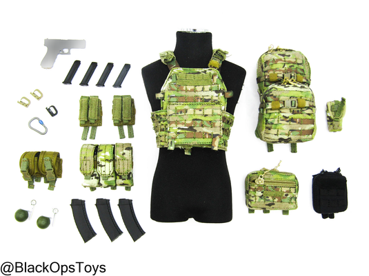 FSB Alpha Team Leader R - Multicam MOLLE Plate Carrier w/Pouch Set