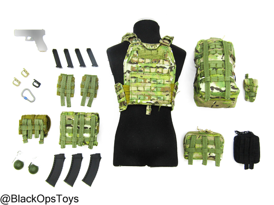 FSB Alpha Team Leader R - Multicam MOLLE Plate Carrier w/Pouch Set