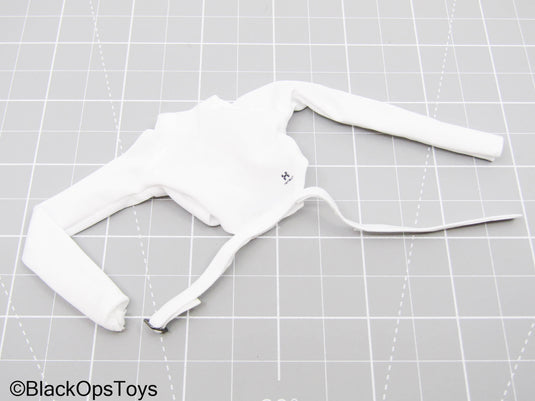 White Long Sleeve Neck-Top Shirt