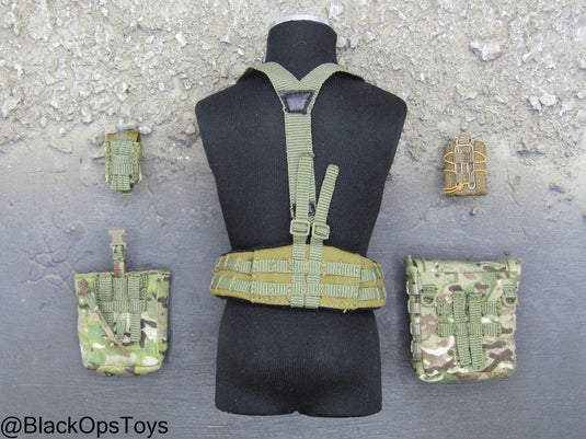 FSB Alpha Team Leader R - Multicam MOLLE Battle Harness w/Pouch Set