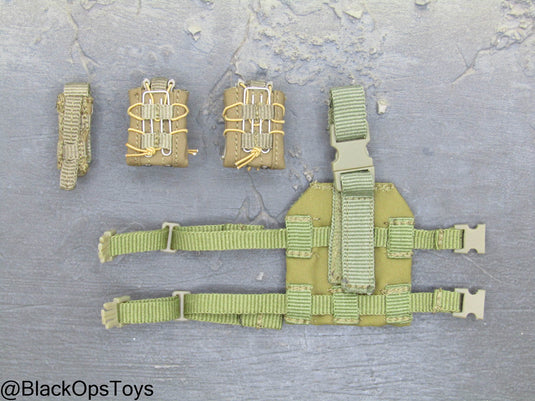 FSB Alpha Team Leader R - Drop Leg MOLLE Platform w/Mag Pouches