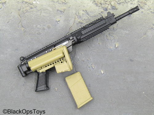 PMC - Black & Tan SA-58 Rifle w/Folding Stock