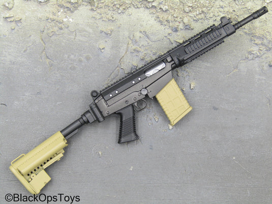 PMC - Black & Tan SA-58 Rifle w/Folding Stock