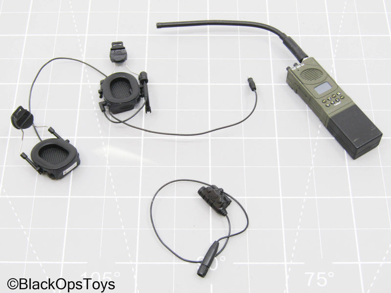 Load image into Gallery viewer, OD Green Radio w/Black Headset
